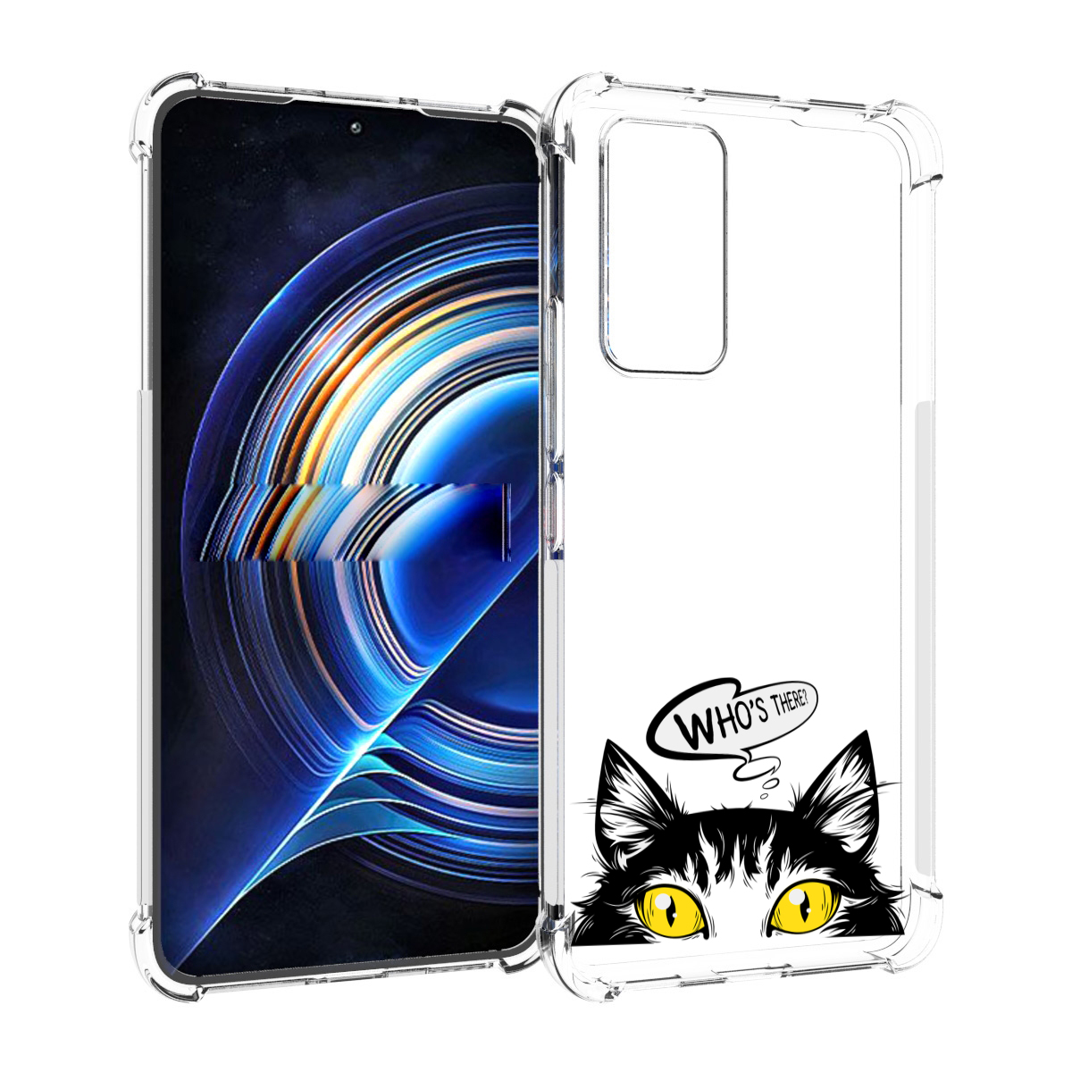 

Чехол MyPads Кто-тут-есть для Tecno Camon 19 Neo, Прозрачный, Tocco