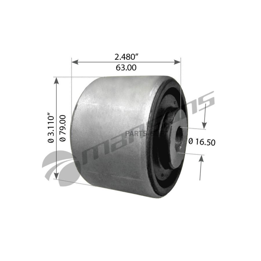 

Втулка Кронштейна Амортизатора Кабины Mansons арт. 700.574