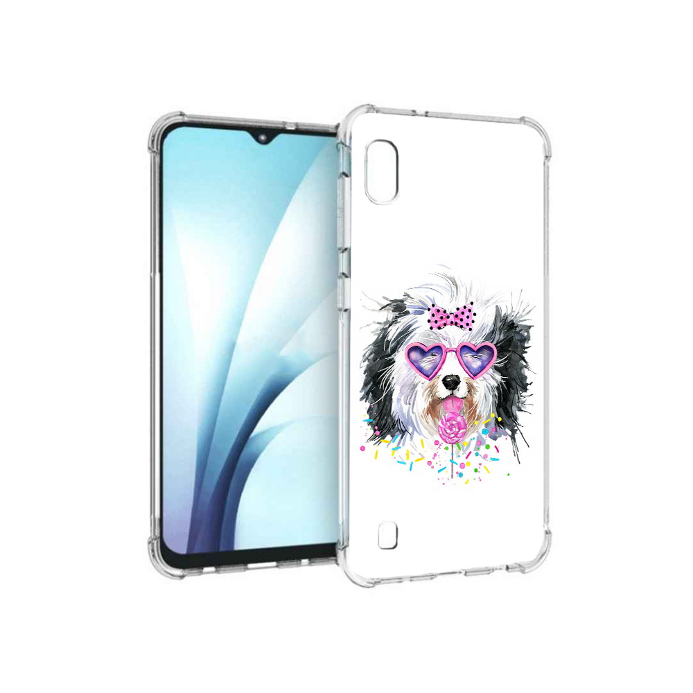

Чехол MyPads Tocco для Samsung Galaxy A10 пушистик (PT147645.531.559), Прозрачный, Tocco