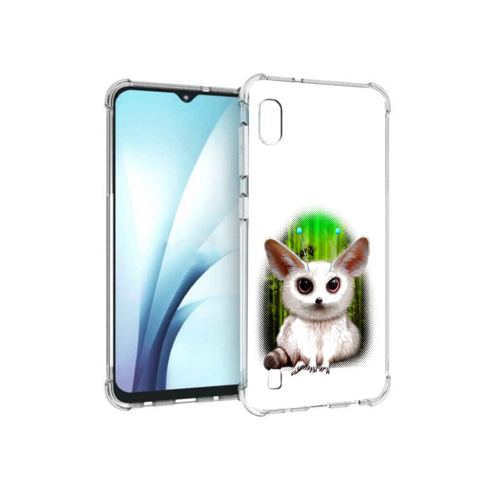 

Чехол MyPads Tocco для Samsung Galaxy A10 пушистое животное (PT147645.531.560), Прозрачный, Tocco