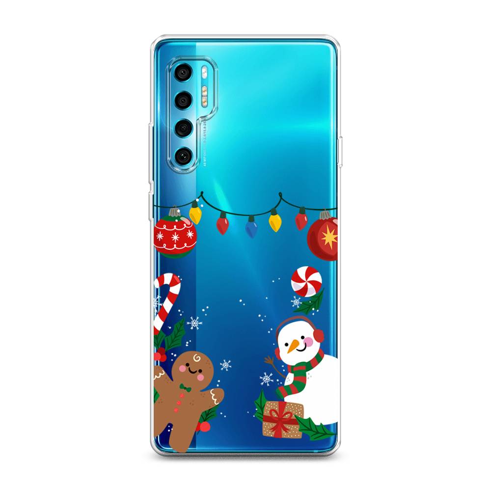 

Чехол на TCL 20 Pro 5G "Новогоднее настроение", Коричневый;красный;зеленый, 290850-5