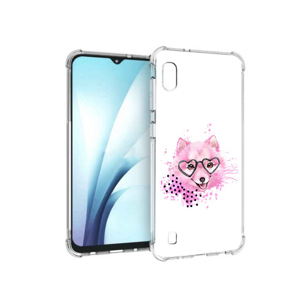 

Чехол MyPads Tocco для Samsung Galaxy A10 розовый волченок (PT147645.531.585), Прозрачный, Tocco