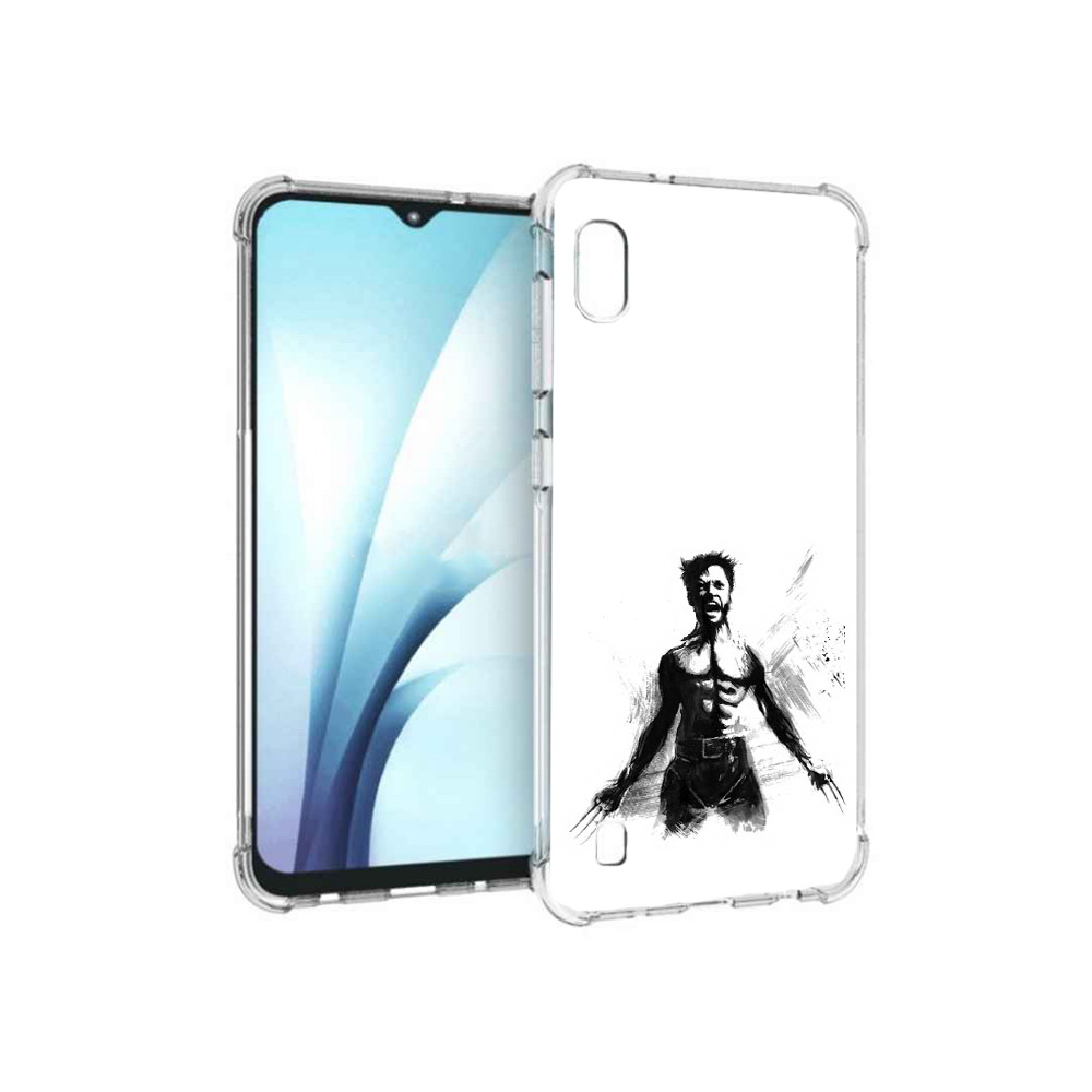 

Чехол MyPads Tocco для Samsung Galaxy A10 росомаха (PT147645.531.587), Прозрачный, Tocco