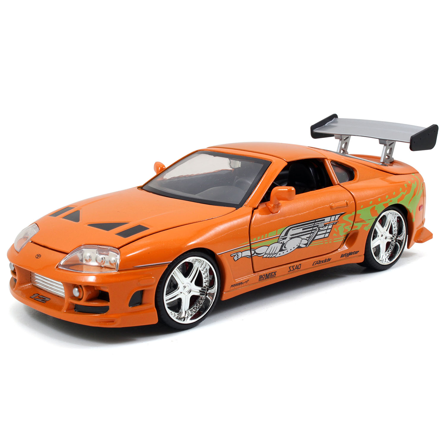 

Модель машинки Jada Toys Форсаж 1:24 FF 1995 Toyota Supra-Orange 97168