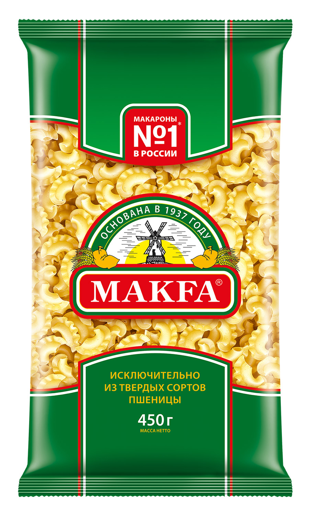 фото Макаронные изделия makfa петушиные гребешки 450 г