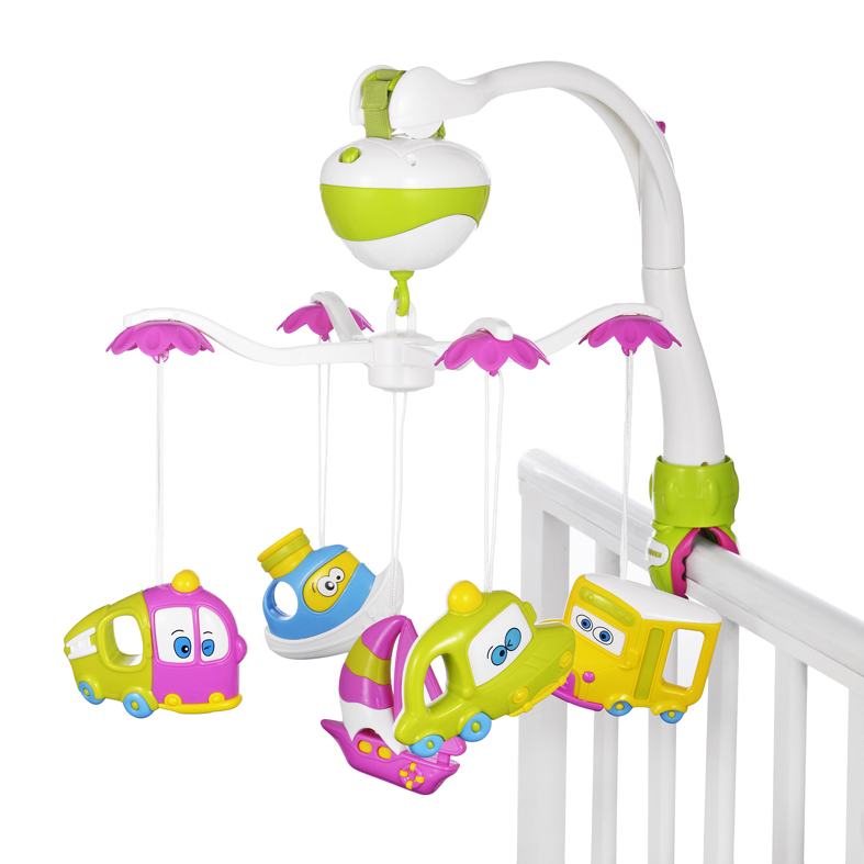 Мобиль музыкальный Жирафики карусель в кроватку для новорожденных с игрушками побуждение к скорейшему занятию борьбой