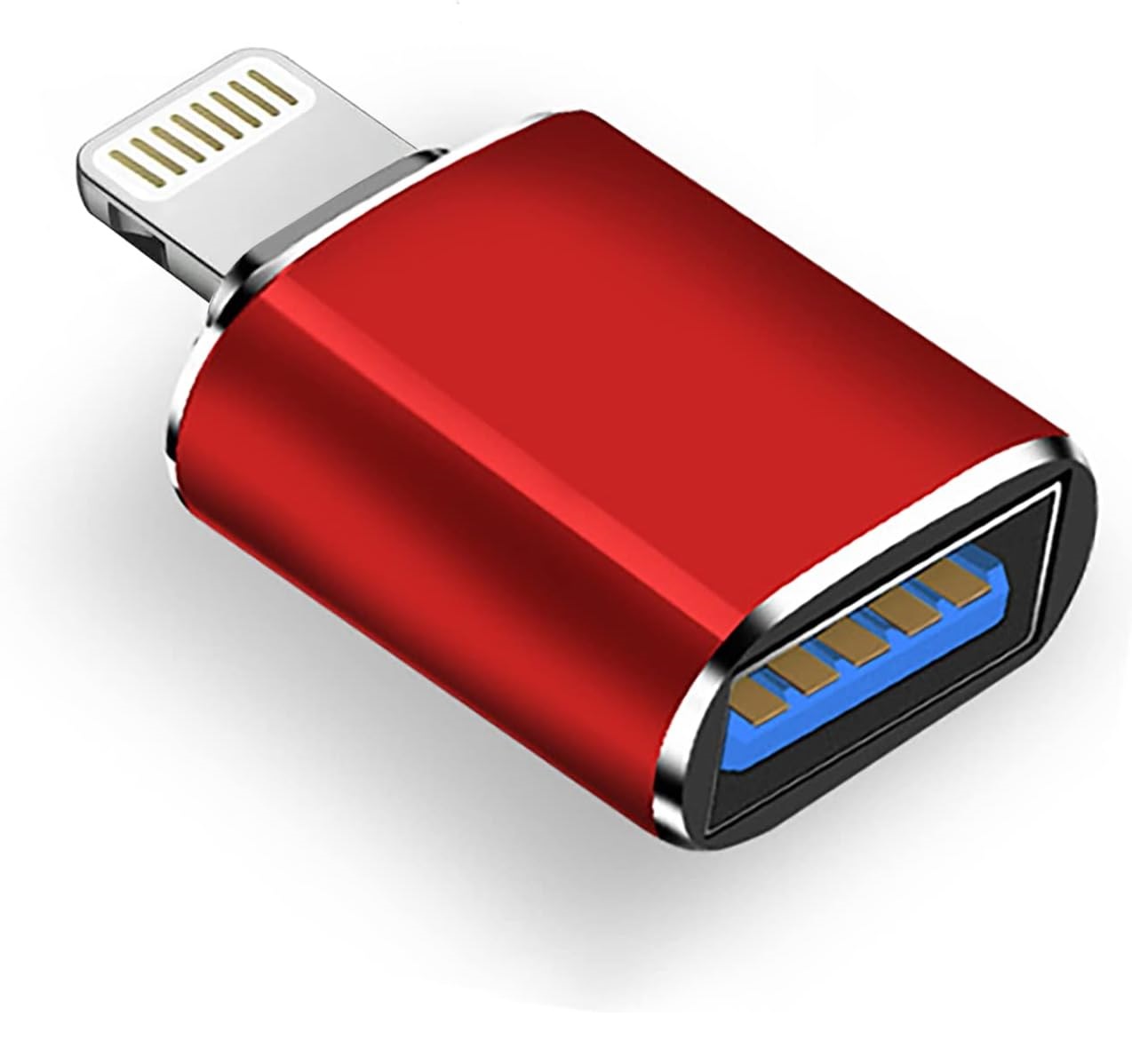 Переходник OTG KS-IS Lightning M на USB F для флешки 349₽