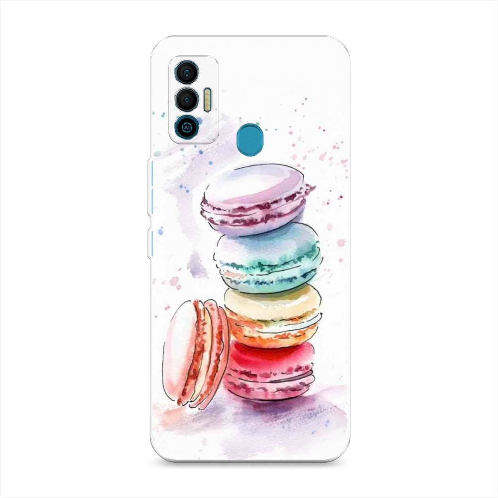 

Чехол Awog на Tecno Spark 7 "Пирамидка макарони 2", Разноцветный, 301050-10