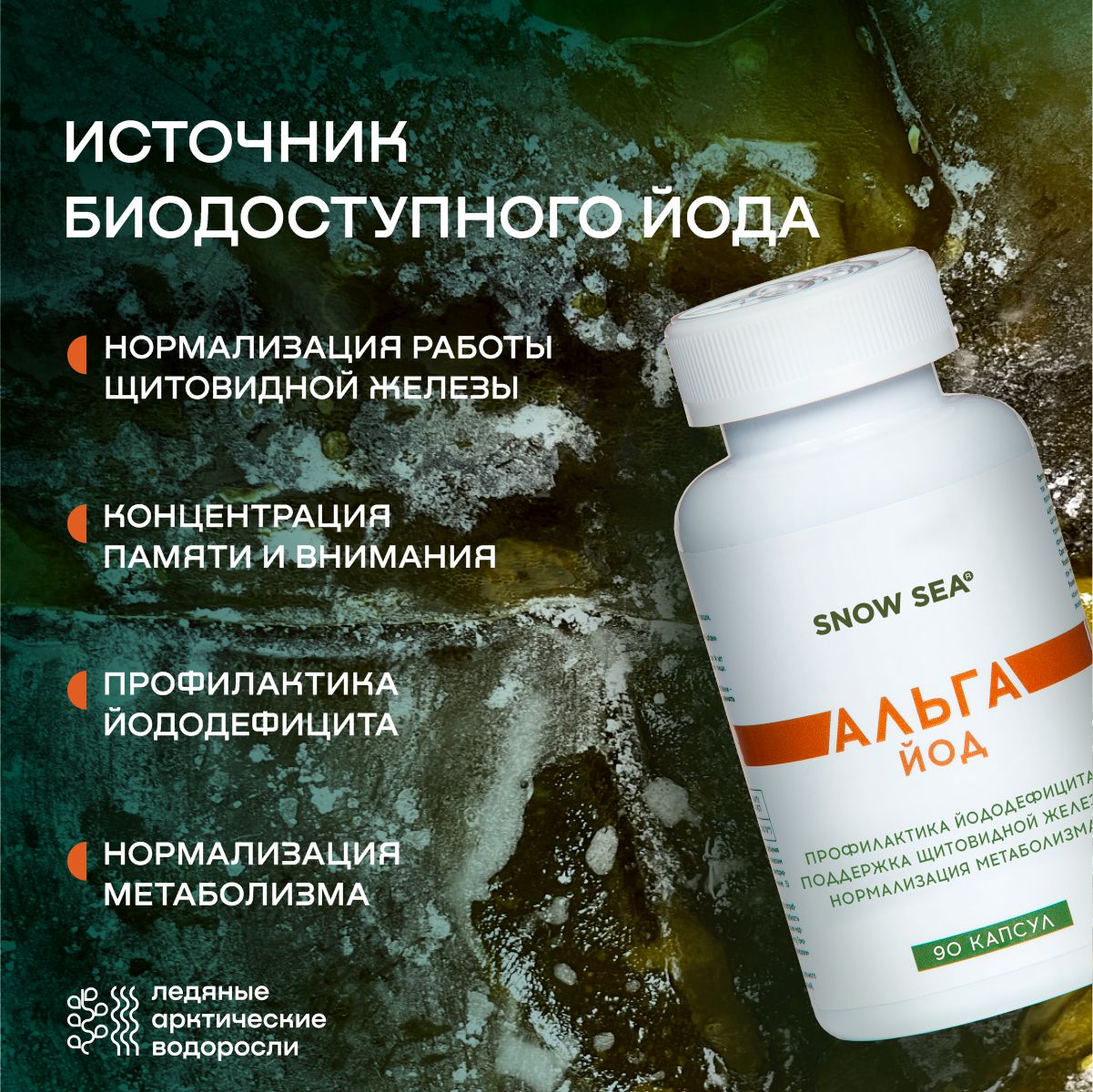 

Альгайод SNOW SEA, 60 капсул