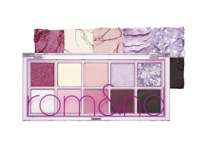 Палетка теней для век Rom&nd Better Than Palette №07 Berry Fuchsia Garden 8г