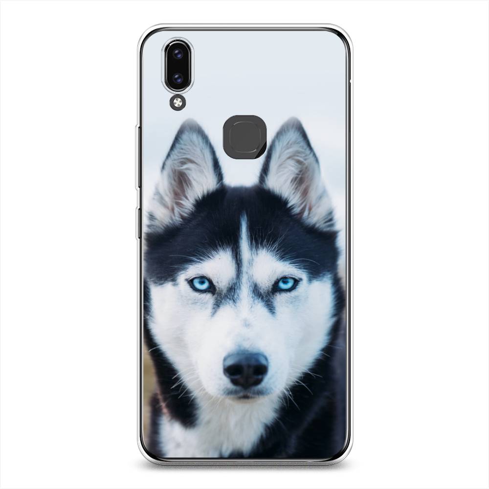 

Чехол для Vivo V9/Y85 "Хаски 2", Синий;белый, 260150-1