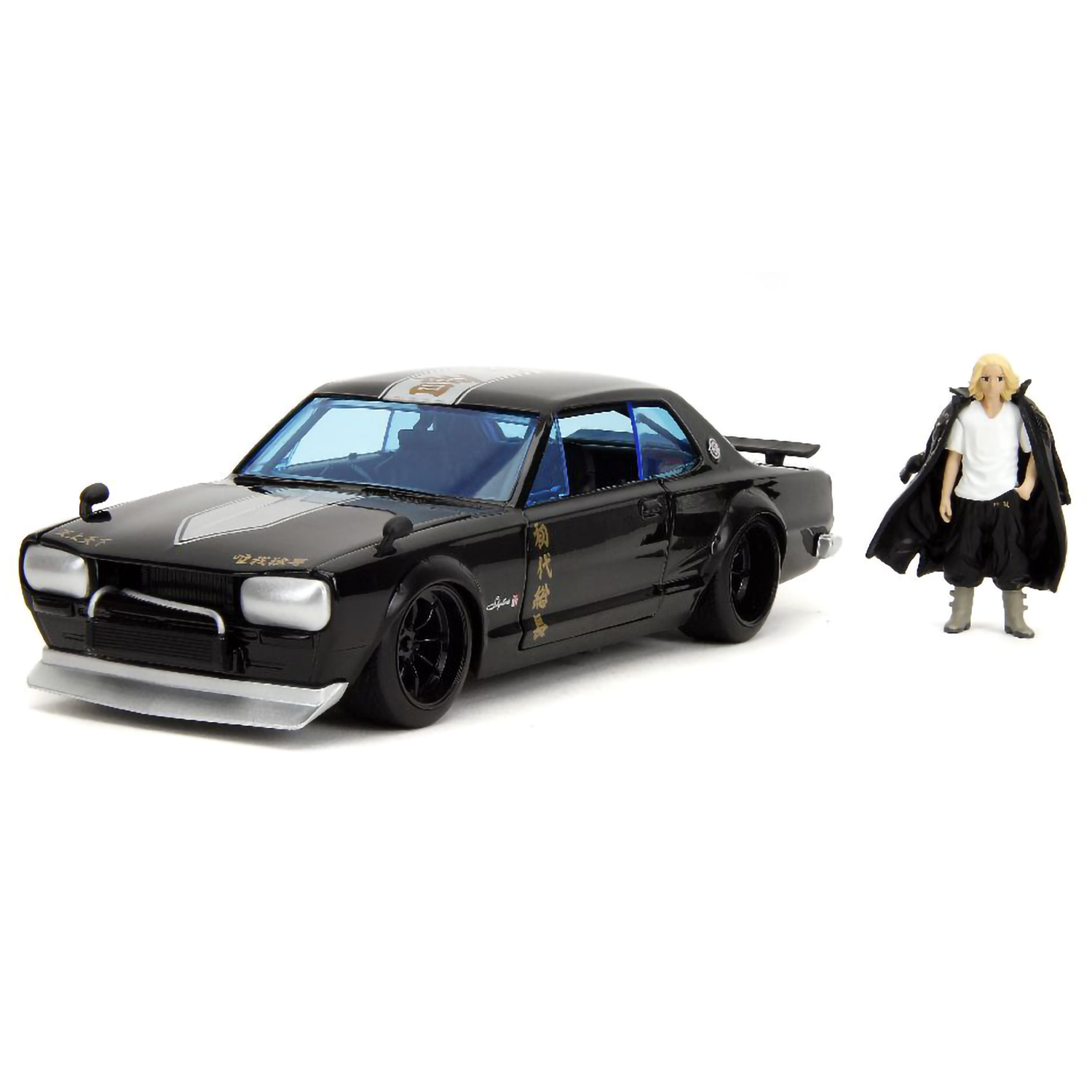 Машинка с фигуркой Hollywood Rides 124 1971 Nissan Skyline GTR WMikey 0801310346983 4190₽