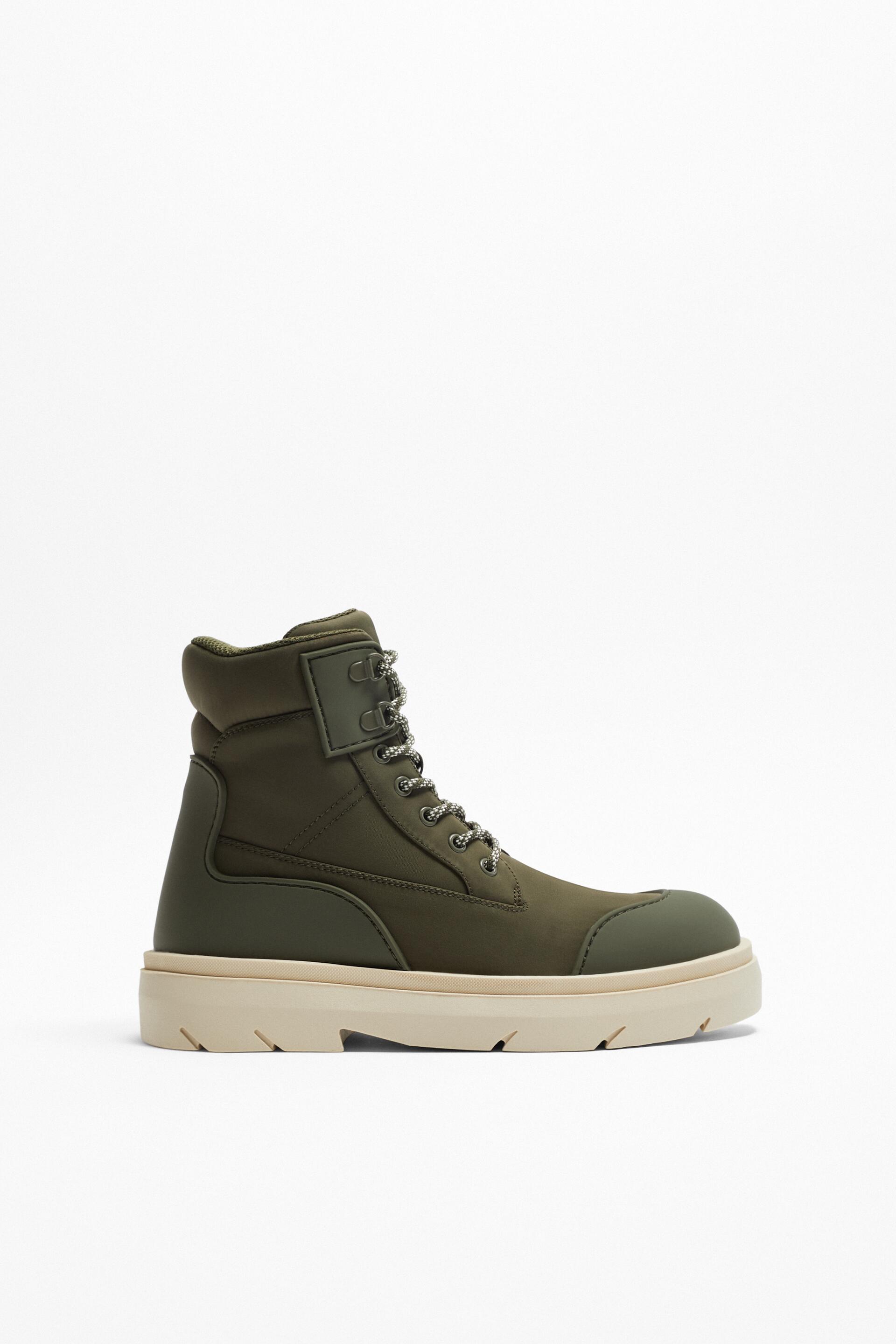 

Ботинки мужские ZARA 12040021 зеленые 44 RU (доставка из-за рубежа), 12040021