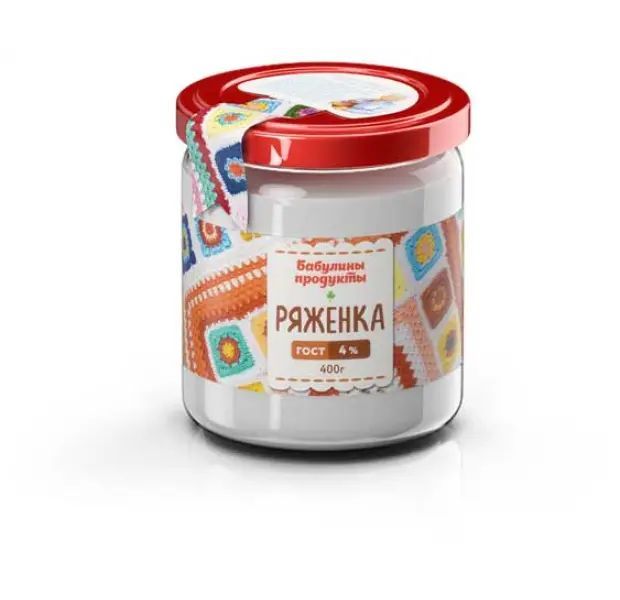 

Ряженка Бабулины продукты 4% 400 мл