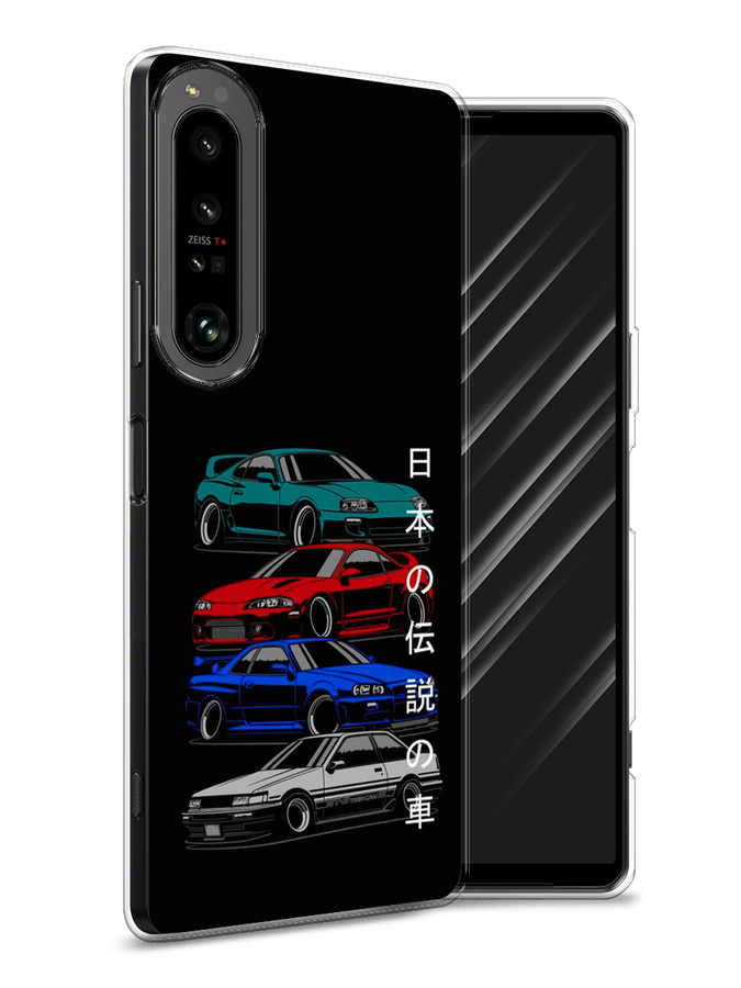 

Чехол Awog на Sony Xperia 1 IV "JDM Legend cars", Разноцветный, 55150-5