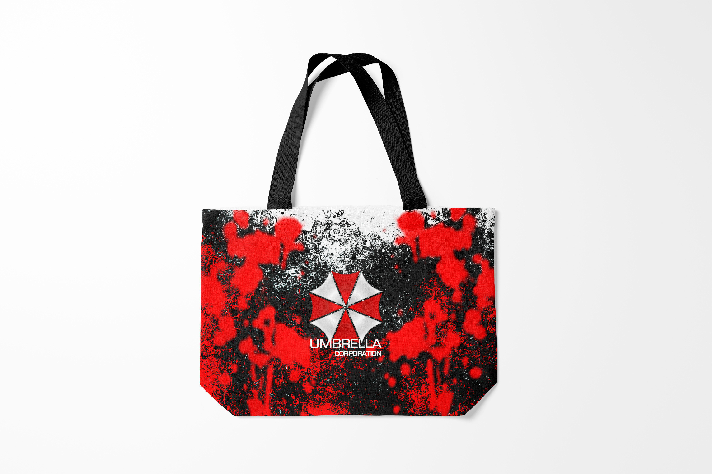 

Сумка шoппер унисекс Burnettie Resident evil UMBRELLA CORP, черный; красный, Resident evil UMBRELLA CORP