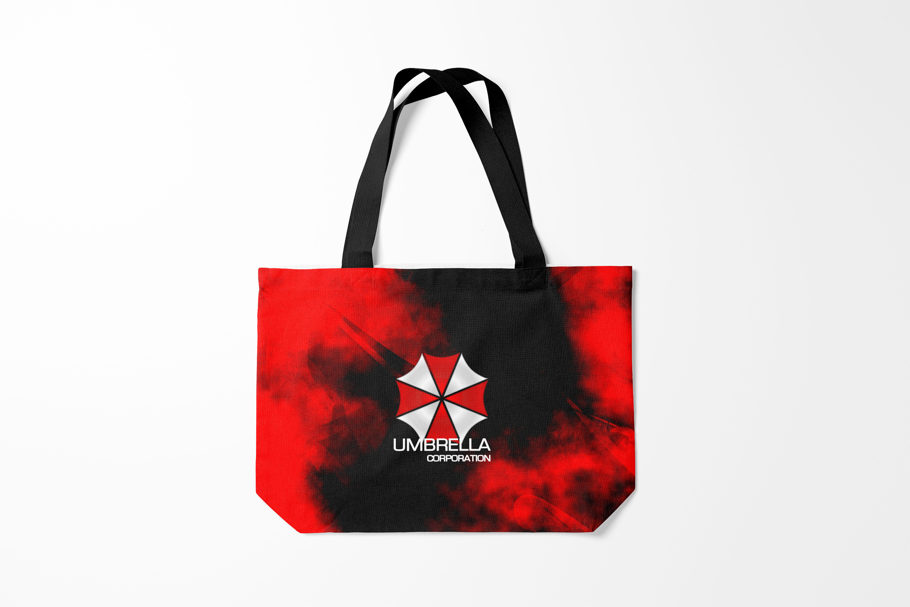 

Сумка шoппер унисекс Burnettie Resident evil UMBRELLA CORP, черный; красный, Resident evil UMBRELLA CORP
