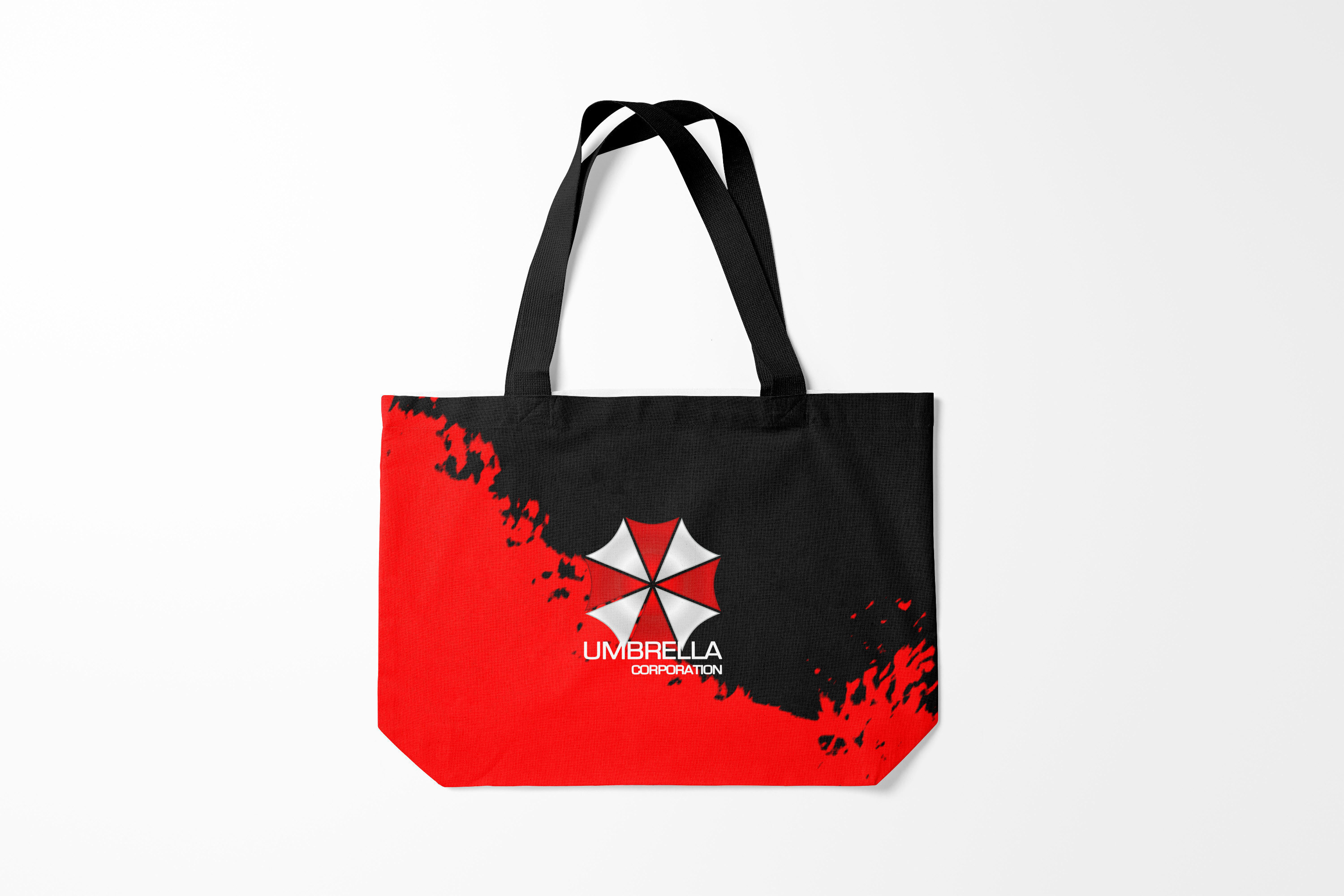 

Сумка шoппер унисекс Burnettie Resident evil UMBRELLA CORP, черный; красный, Resident evil UMBRELLA CORP