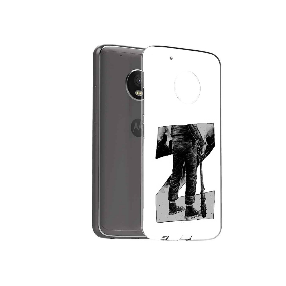 

Чехол MyPads Tocco для Motorola Moto G5 Plus воин черно белый (PT67401.338.265), Tocco