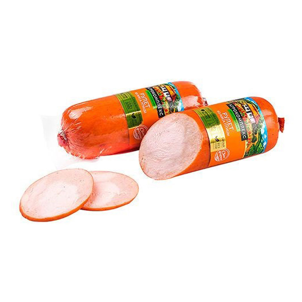

Рулет Агрокомплекс из мяса птицы варено-копченый 1000 г