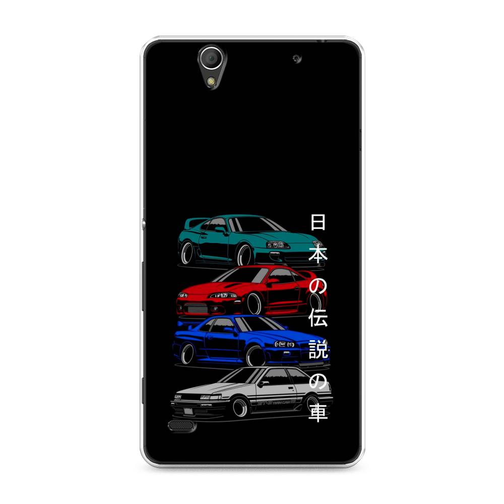 

Чехол Awog на Sony Xperia C4 "JDM Legend cars", Разноцветный, 52650-5