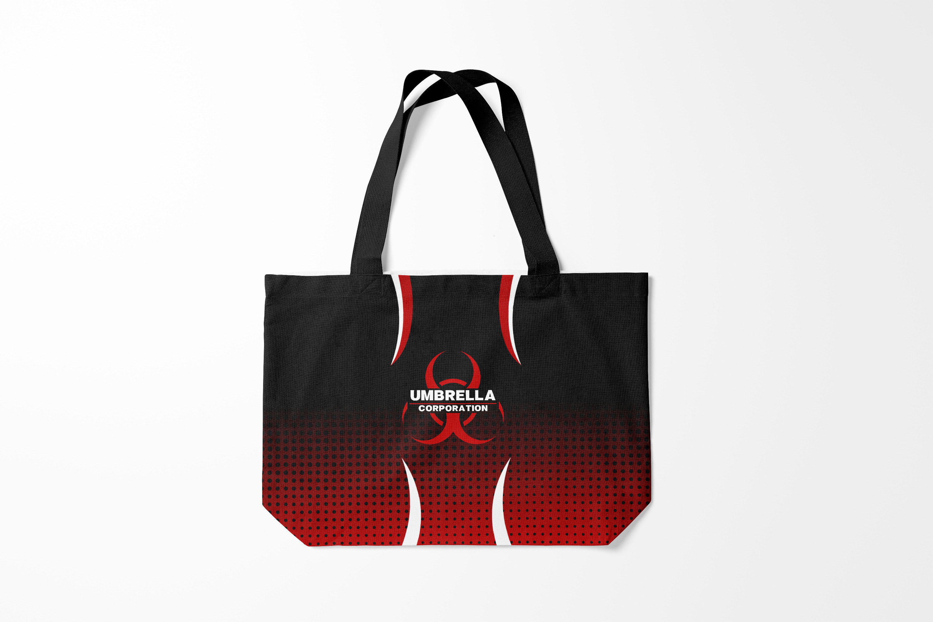 

Сумка шoппер унисекс Burnettie Resident evil Umbrella, черный; красный, Resident evil Umbrella