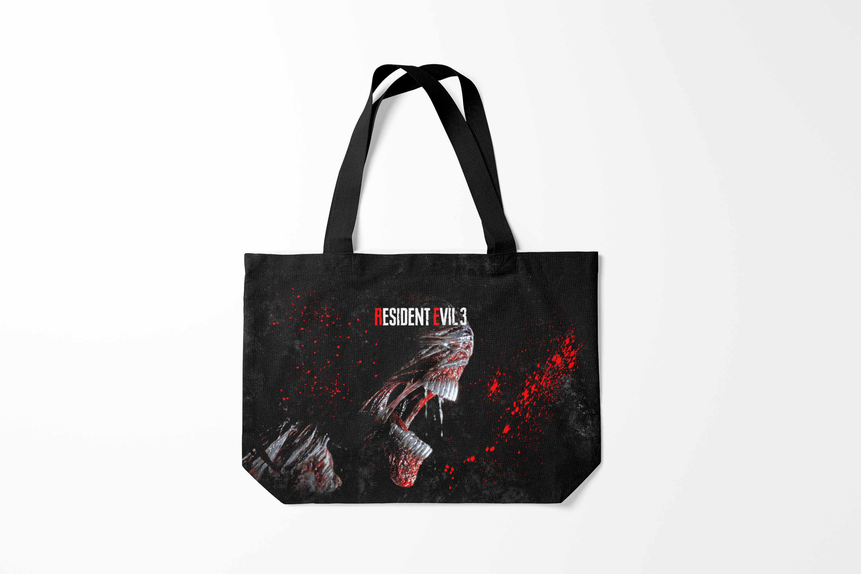 

Сумка шoппер унисекс Burnettie Resident evil RE3 Nemesis, черный, Resident evil RE3 Nemesis