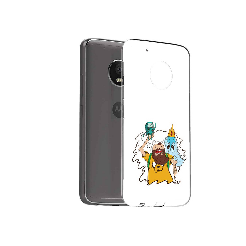 Чехол MyPads Tocco для Motorola Moto G5 Plus время приключений старый Финн