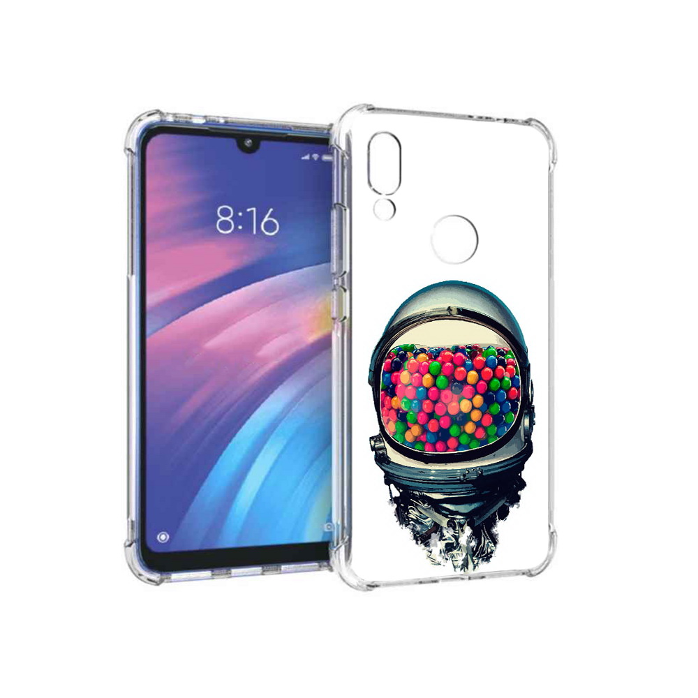 

Чехол MyPads Tocco для Xiaomi Redmi Y3 шлем космонавта, Прозрачный, Tocco