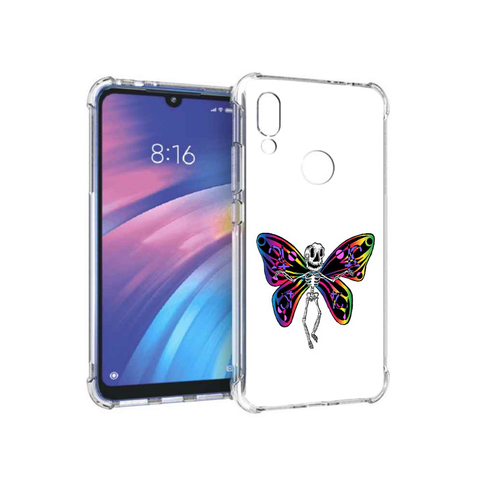 

Чехол MyPads Tocco для Xiaomi Redmi Y3 эффект бабочки, Прозрачный, Tocco