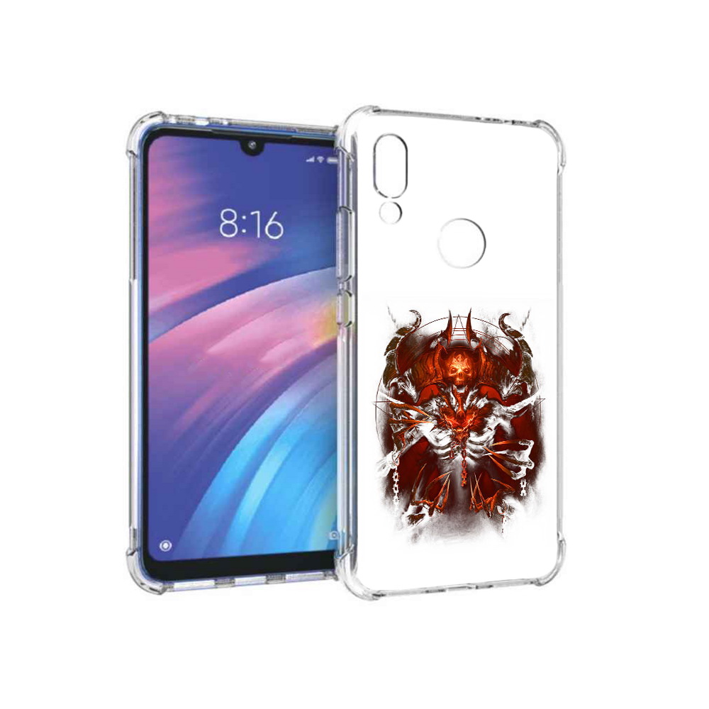 

Чехол MyPads Tocco для Xiaomi Redmi Y3 яркий демон, Прозрачный, Tocco