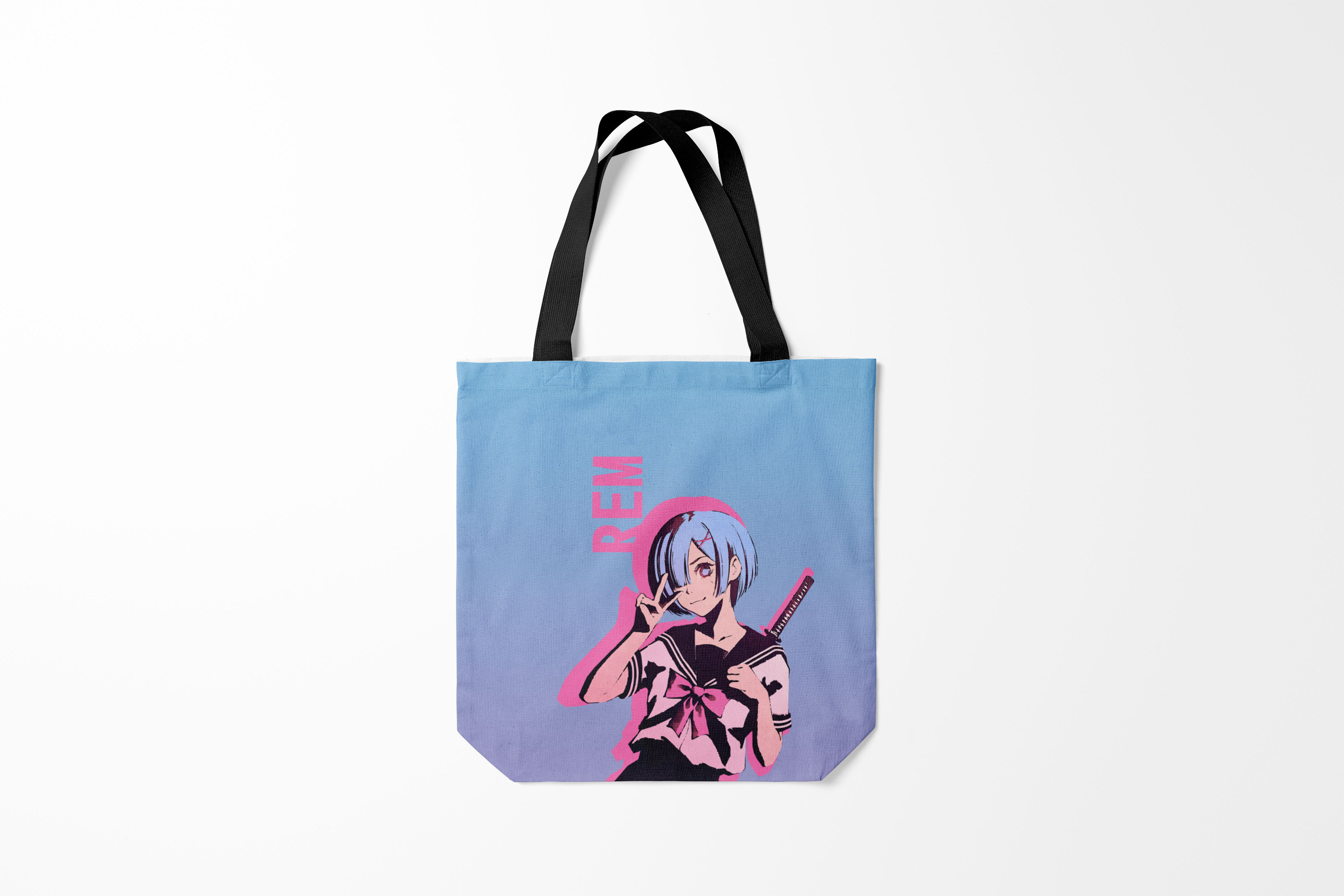 

Сумка шoппер унисекс Burnettie Re Zero, голубой, Re Zero