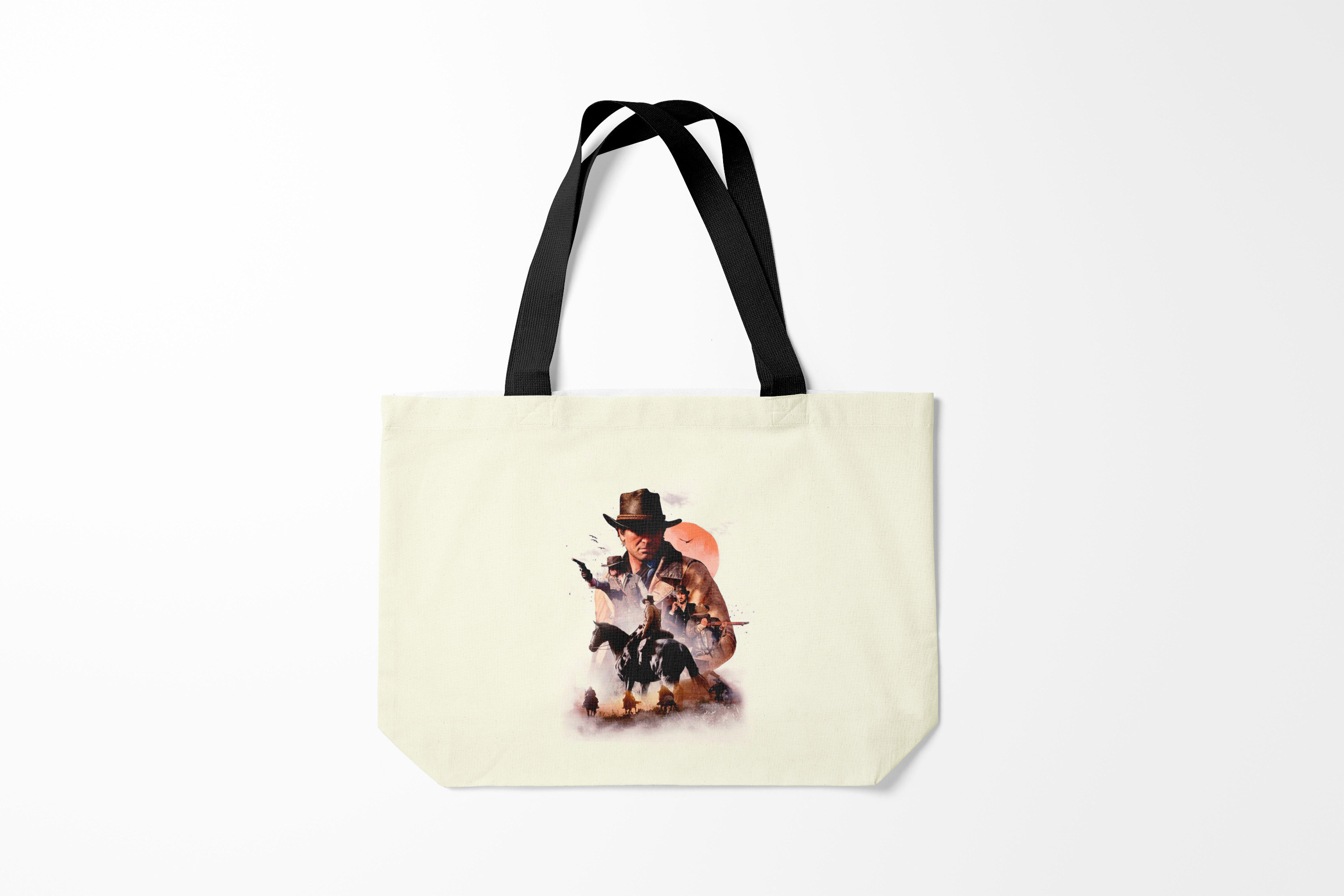 

Сумка шoппер унисекс Burnettie Red Dead Redemption 2 Art, белый, Red Dead Redemption 2 Art