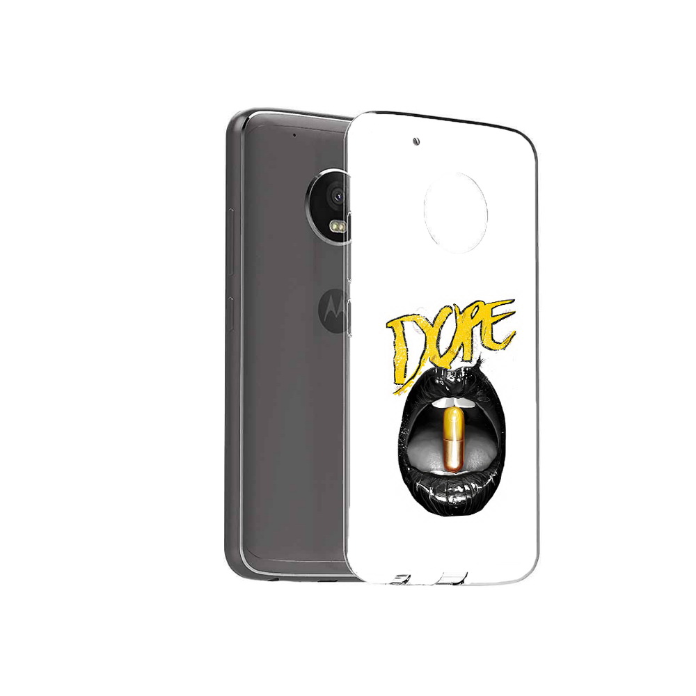 

Чехол MyPads Tocco для Motorola Moto G5 Plus губы (PT67401.338.303), Прозрачный, Tocco