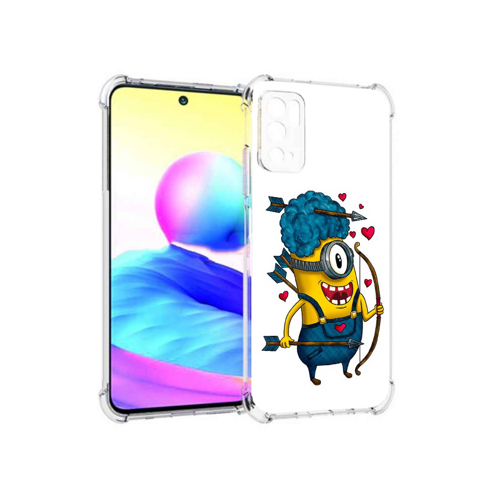 

Чехол MyPads Tocco для Xiaomi Poco M3 Pro Миньон купидон, Прозрачный, Tocco