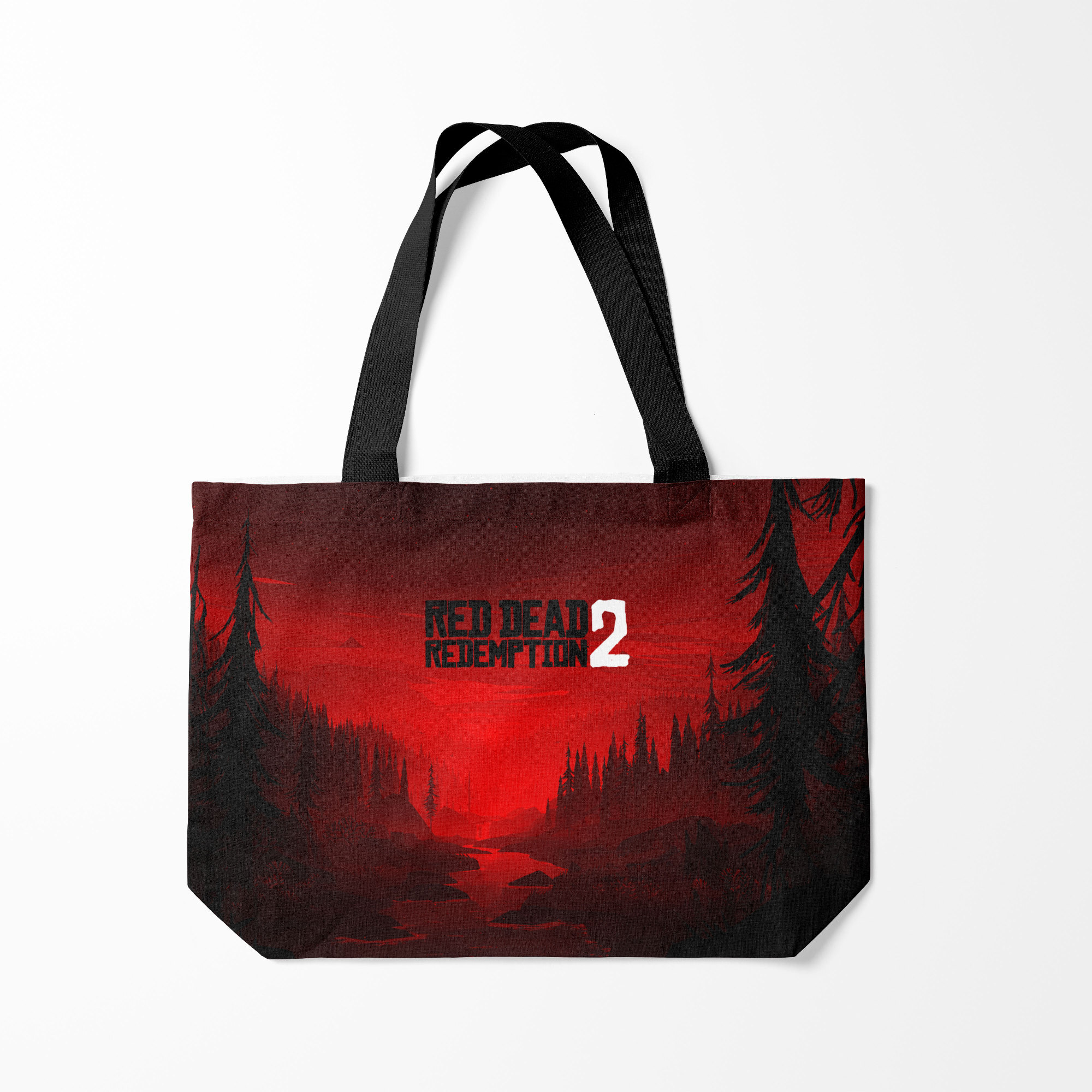 

Сумка шoппер унисекс Burnettie Red Dead Redemption 2, красный, Red Dead Redemption 2
