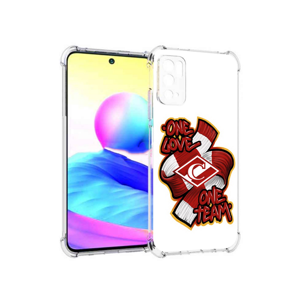 

Чехол MyPads Tocco для Xiaomi Poco M3 Pro Одна любовь-Спартак, Прозрачный, Tocco