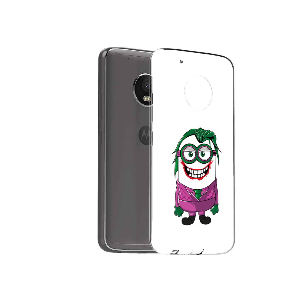 

Чехол MyPads Tocco для Motorola Moto G5 Plus джокер миньон (PT67401.338.322), Прозрачный, Tocco