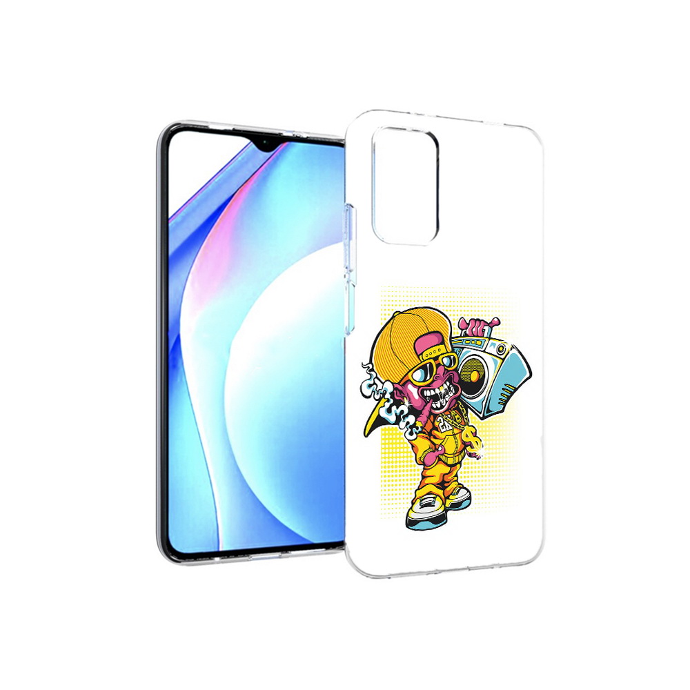 Чехол MyPads Tocco для Xiaomi Redmi 9T нарисованный парень с колонкой (PT226951.281.511)