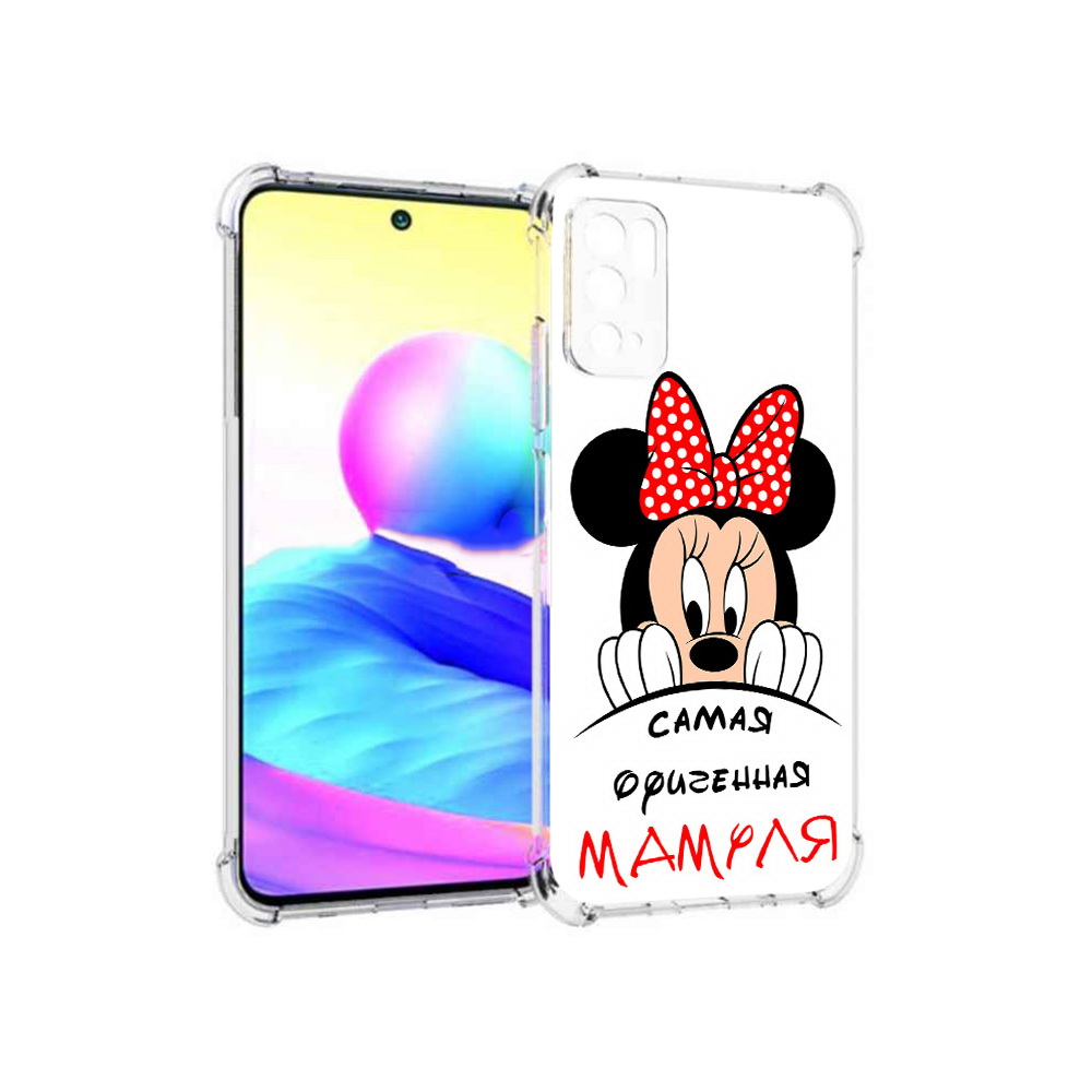 

Чехол MyPads Tocco для Xiaomi Poco M3 Pro Самая лучшая мамуля Мини Маус, Прозрачный, Tocco