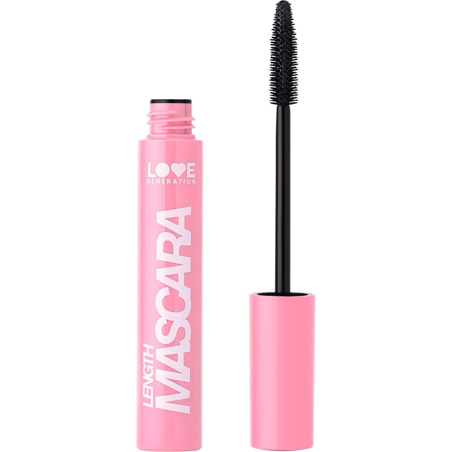 Тушь для ресниц Love Generation Length Mascara с эффектом удлинения, №01 черный, 9 мл