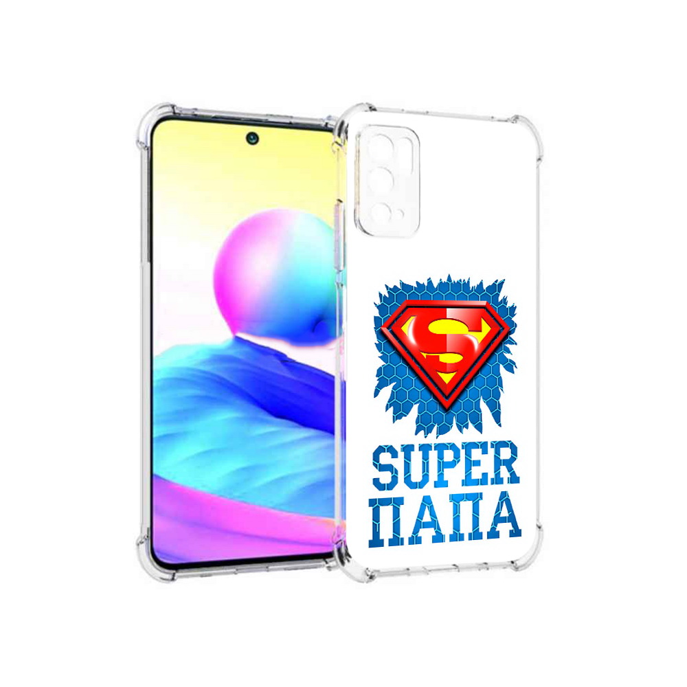 

Чехол MyPads Tocco для Xiaomi Poco M3 Pro Супер Папа, Прозрачный, Tocco