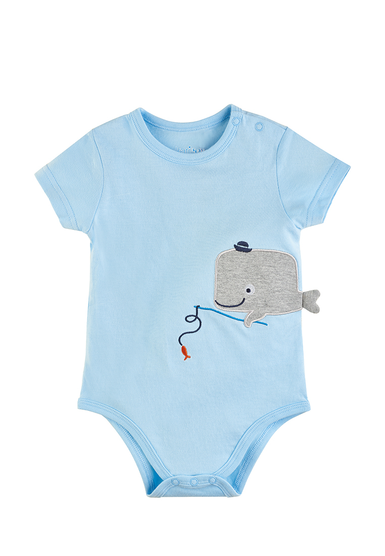 

Боди детское Kari baby SS21B12401210 голубой р.80, SS21B12401210