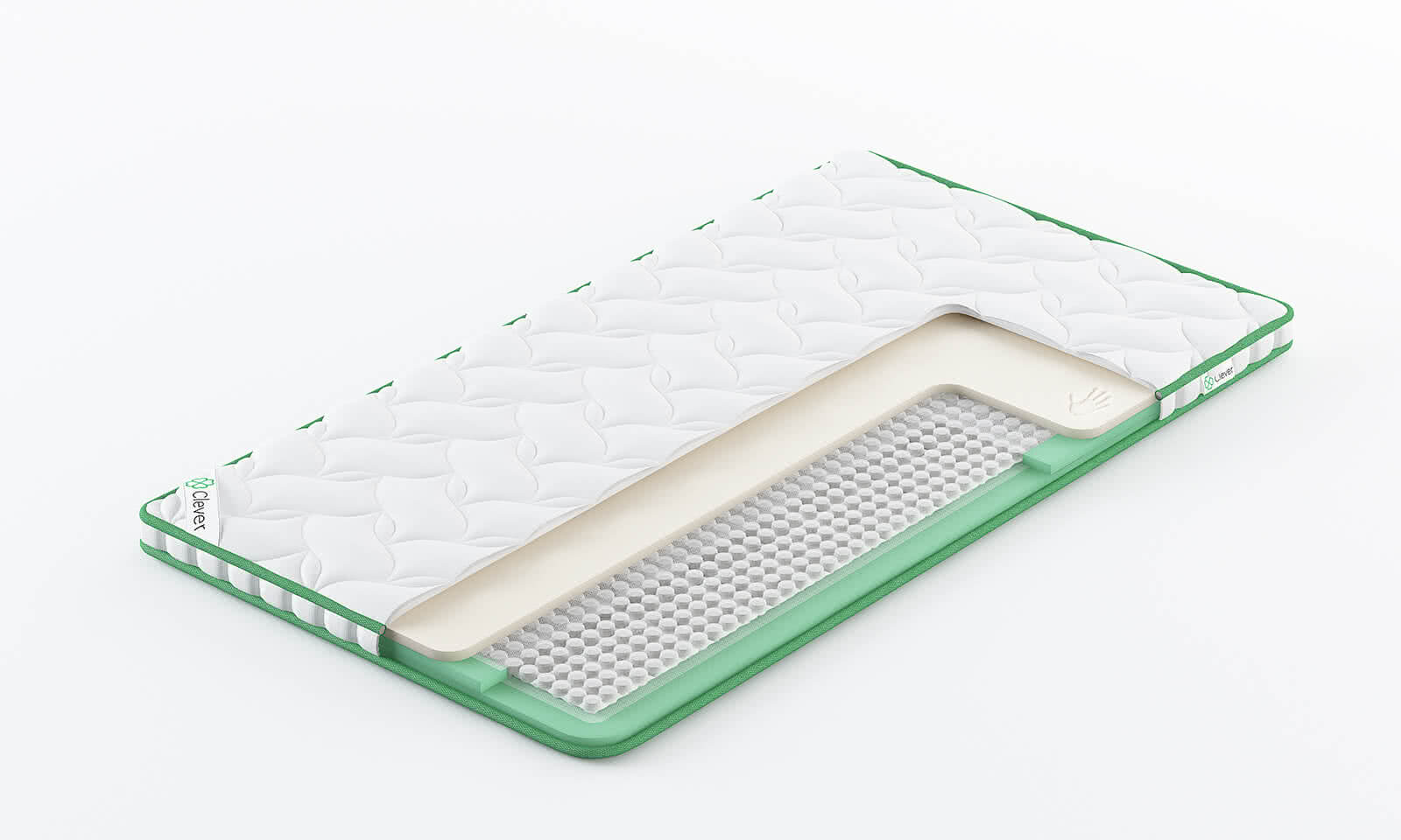 

Топпер Clever NanoTouch 225x205, Белый, NanoTouch