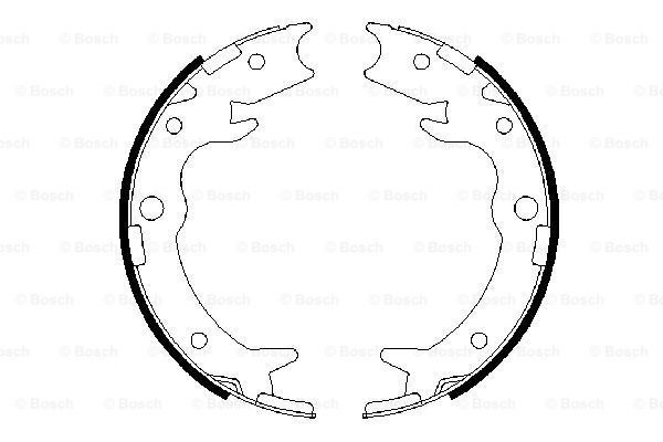 

Тормозные колодки Bosch дисковые 986487686