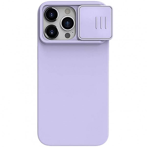 

Силиконовый чехол Nillkin CamShield Silky Magnetic для iPhone 15 Pro, фиолетовый, CamShield Silky Magnetic