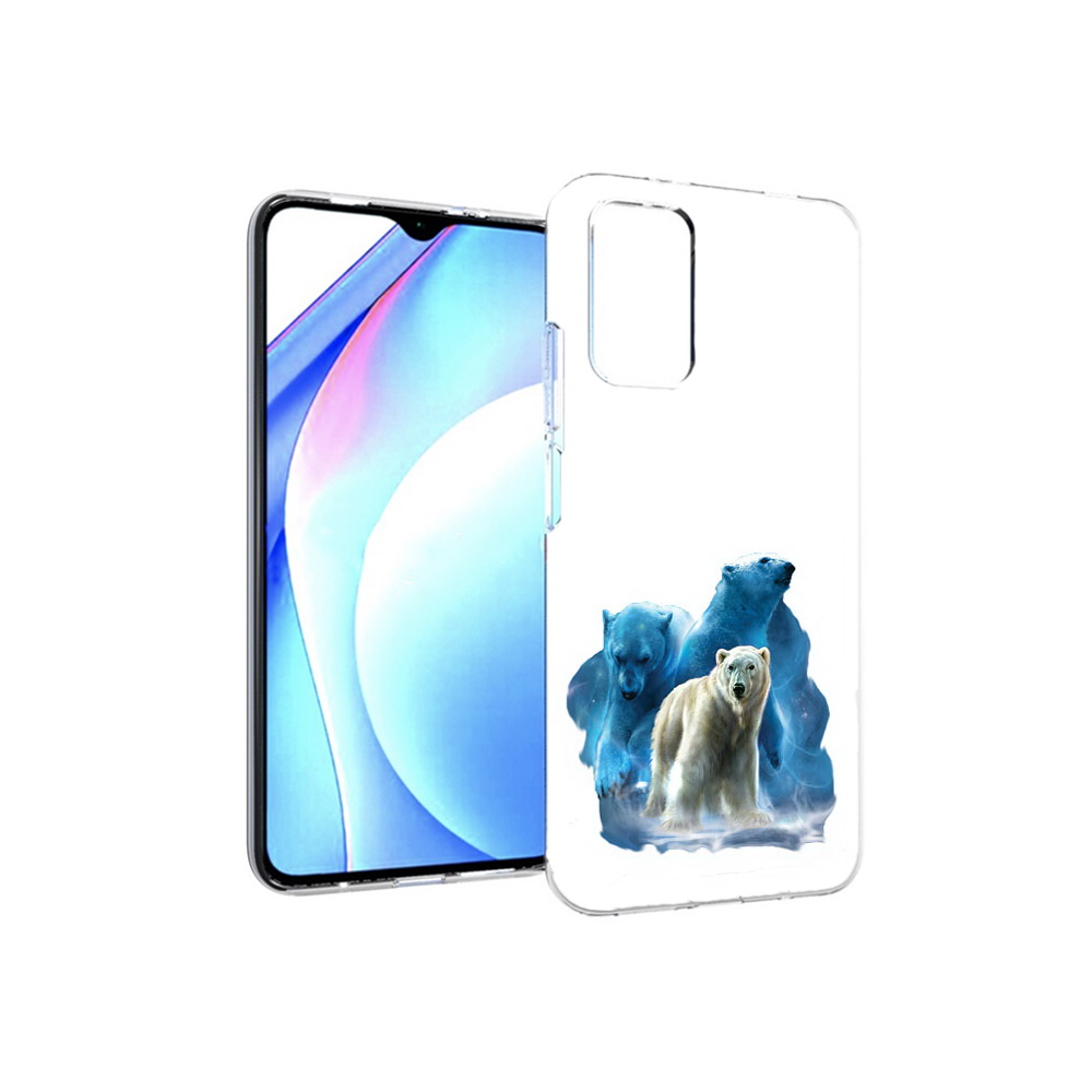 

Чехол MyPads Tocco для Xiaomi Redmi 9T полярный медведь (PT226951.281.549), Прозрачный, Tocco