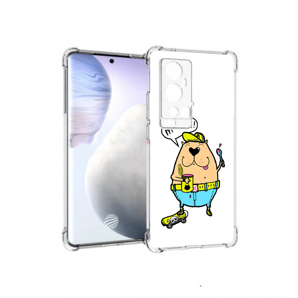 

Чехол MyPads Tocco для Vivo X60 Pro Plus Бобр, Прозрачный, Tocco