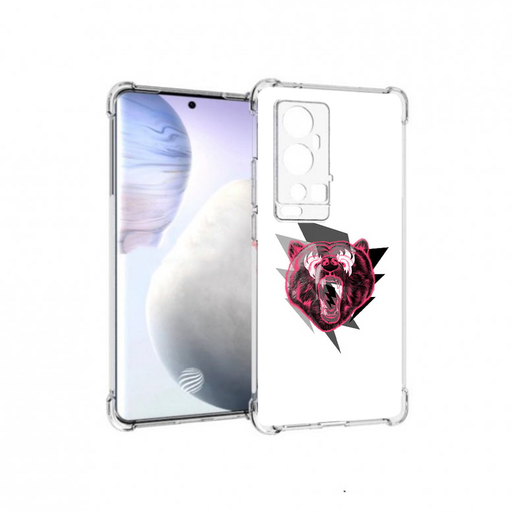 

Чехол MyPads Tocco для Vivo X60 Pro Plus грозовой медведь, Прозрачный, Tocco