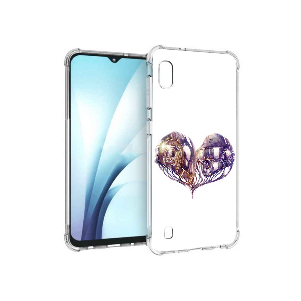 

Чехол MyPads Tocco для Samsung Galaxy A10 сердце абстракция (PT147645.531.596), Прозрачный, Tocco